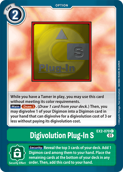 EX2-070C Digivolution Plug-In S - Volution Cards and Collectables