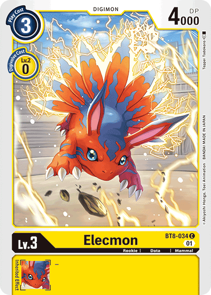 BT8-034C Elecmon - Volution Cards and Collectables