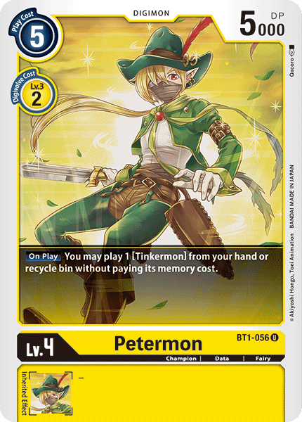 BT1-056UC Petermon - Volution Cards and Collectables