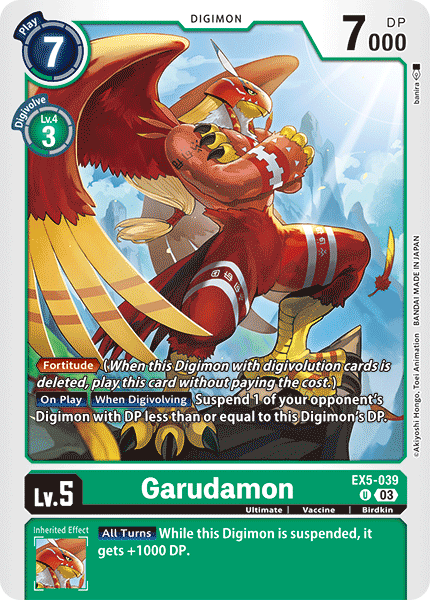 EX5-039UC Garudamon