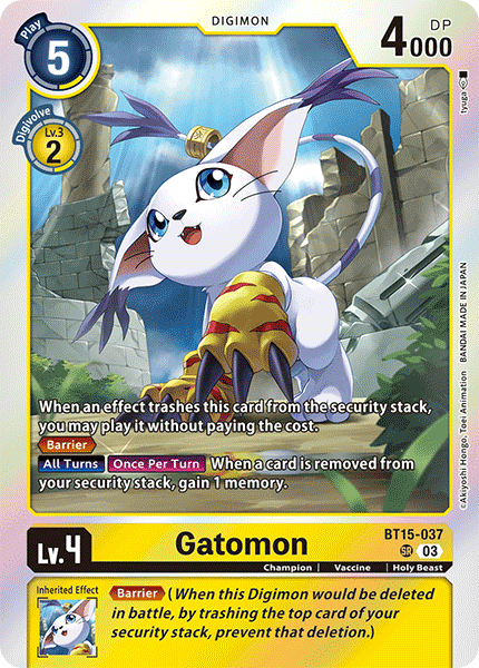 BT15-037SR Gatomon