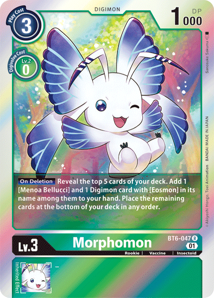 BT6-047R Morphomon - Volution Cards and Collectables