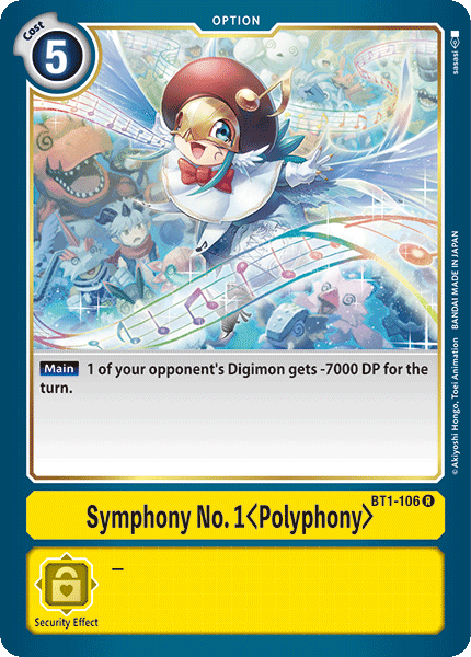 BT1-106R Symphony No. 1 <Polyphony> - Volution Cards and Collectables