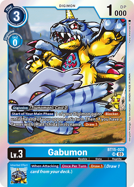 BT15-020SR Gabumon