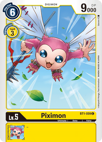 BT1-059C Piximon - Volution Cards and Collectables