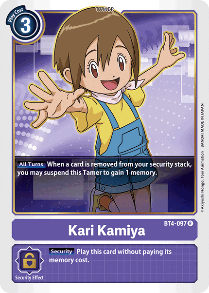 BT4-097R Kari Kamiya - Volution Cards and Collectables