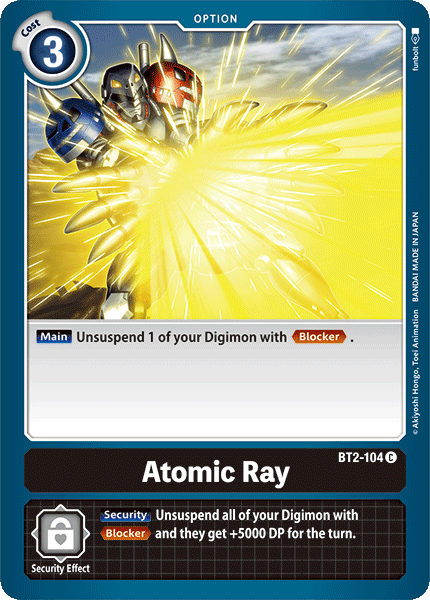 BT2-104C Atomic Ray - Volution Cards and Collectables