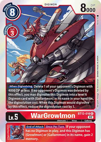 BT12-016R WarGrowlmon