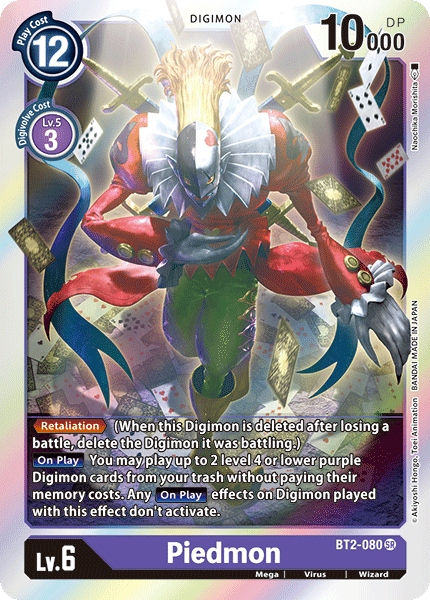 BT2-080SR Piedmon - Volution Cards and Collectables