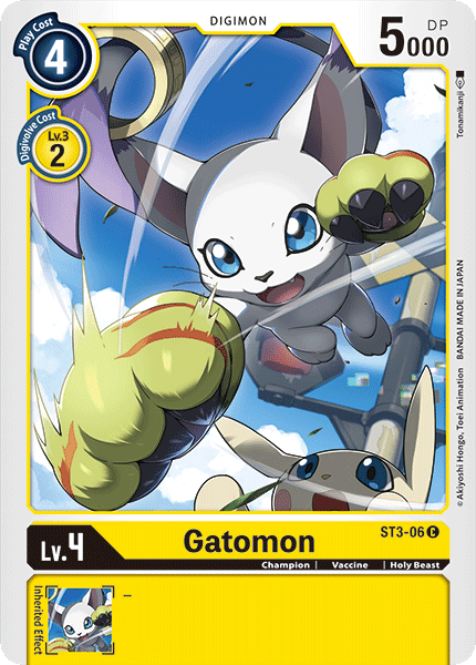 ST3-06C Gatomon - Volution Cards and Collectables