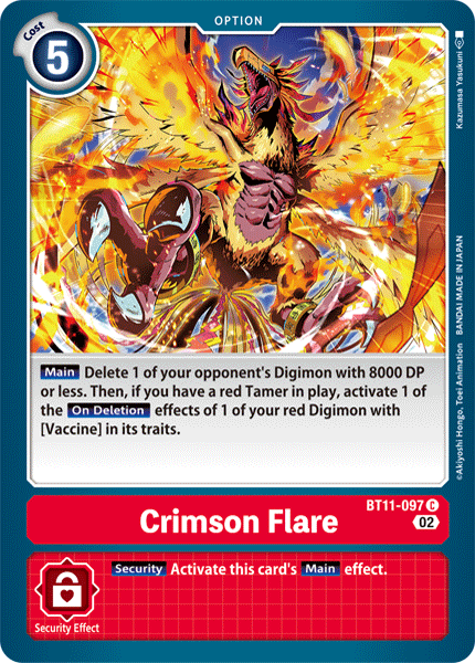 BT11-097C Crimson Flare (Foil) - Volution Cards and Collectables