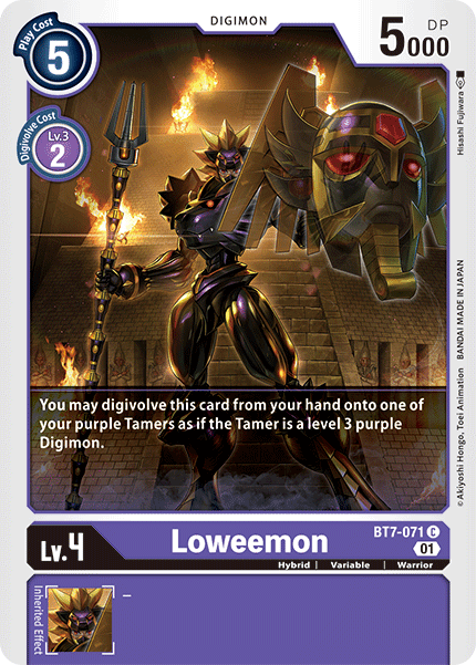 BT7-071C Loweemon - Volution Cards and Collectables