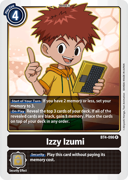 BT4-096R Izzy Izumi - Volution Cards and Collectables