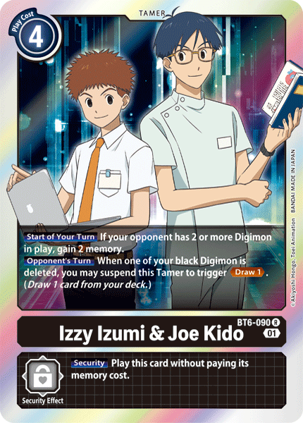 BT6-090R Izzy Izumi & Joe Kido - Volution Cards and Collectables