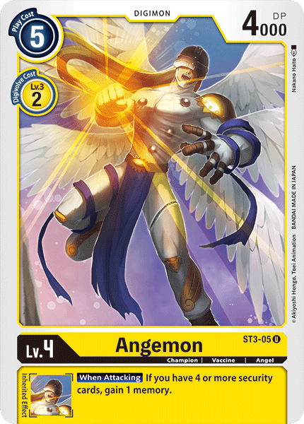 ST3-05UC Angemon - Volution Cards and Collectables