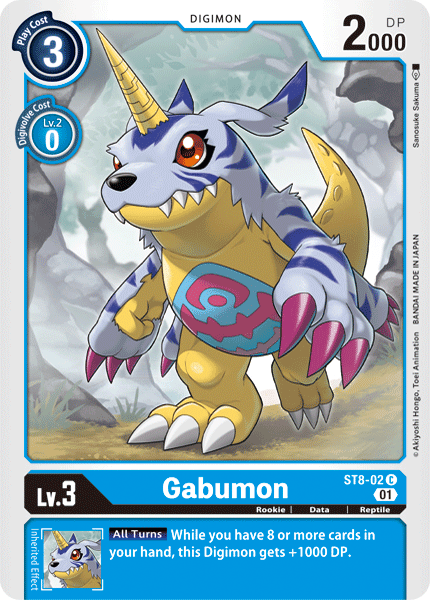 ST8-02C Gabumon - Volution Cards and Collectables