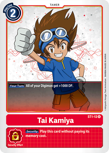 ST1-12R Tai Kamiya - Volution Cards and Collectables