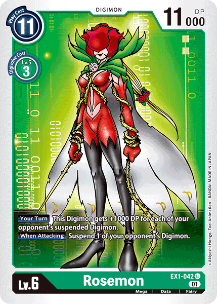 EX1-042UC Rosemon - Volution Cards and Collectables