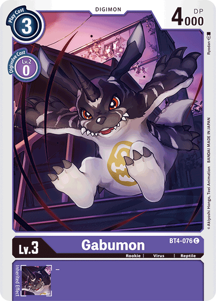 BT4-076C Gabumon - Volution Cards and Collectables