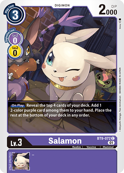 BT9-072C Salamon - Volution Cards and Collectables