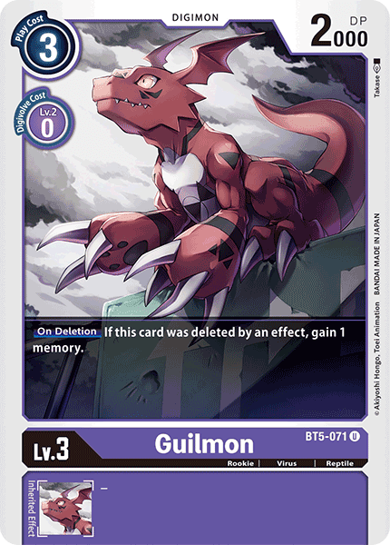 BT5-071UC Guilmon - Volution Cards and Collectables