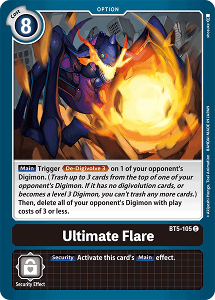 BT5-105C Ultimate Flare - Volution Cards and Collectables