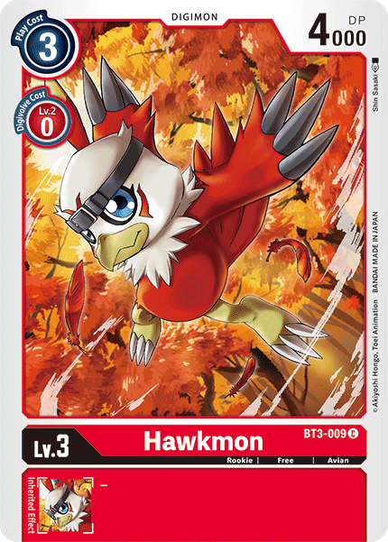 BT3-009C Hawkmon - Volution Cards and Collectables