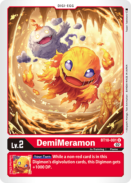 BT10-001UC Demimeramon - Volution Cards and Collectables