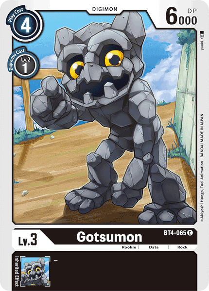 BT4-065C Gotsumon - Volution Cards and Collectables