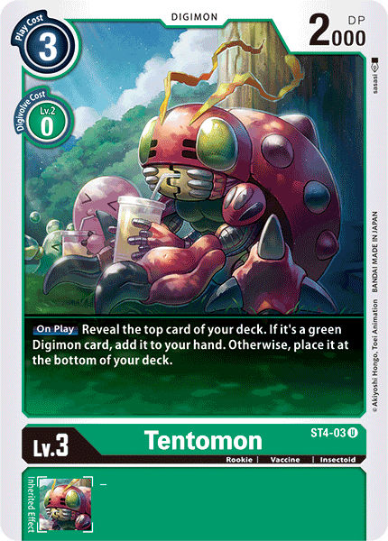 ST4-03UC Tentomon - Volution Cards and Collectables