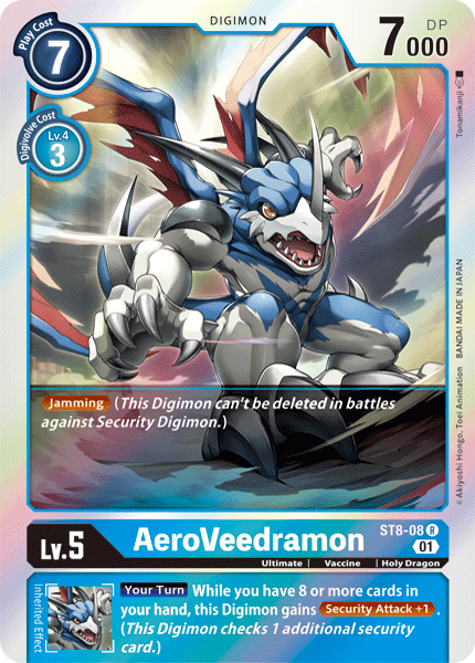 ST8-08R AeroVeedramon - Volution Cards and Collectables