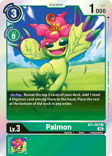 BT1-067UC Palmon (Resurgence Booster Reprint)