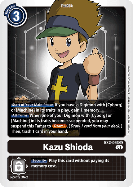 EX2-063UC Kazu Shioda - Volution Cards and Collectables