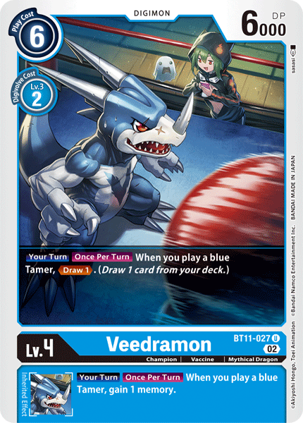 BT11-027UC Veedramon - Volution Cards and Collectables