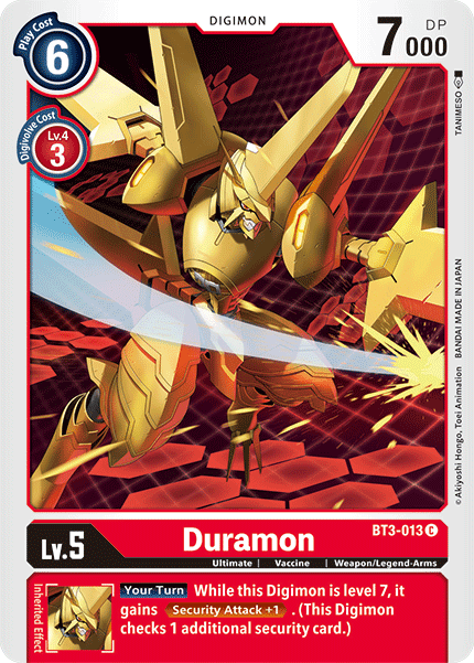 BT3-013C Duramon - Volution Cards and Collectables