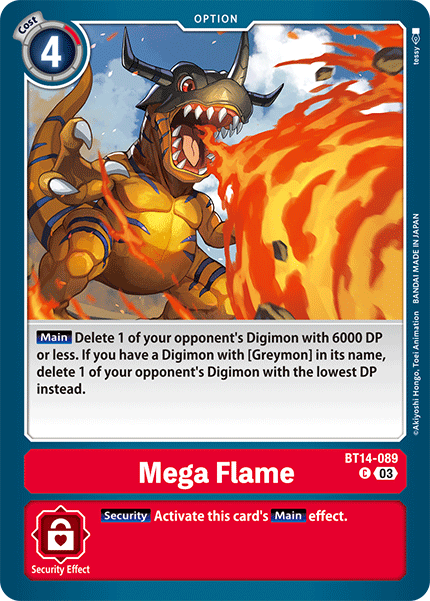 BT14-089C Mega Flame