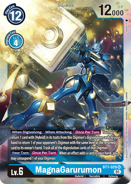 BT7-029SR MagnaGarurumon - Volution Cards and Collectables