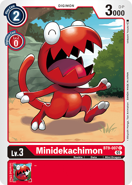 BT9-007C Minidekachimon - Volution Cards and Collectables