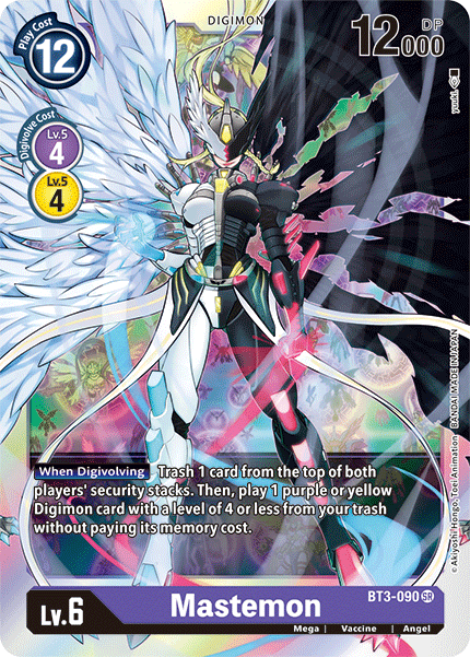 BT3-090SR Mastemon - Volution Cards and Collectables