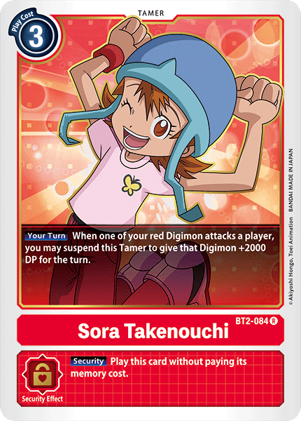 BT2-084R Sora Takenouchi - Volution Cards and Collectables