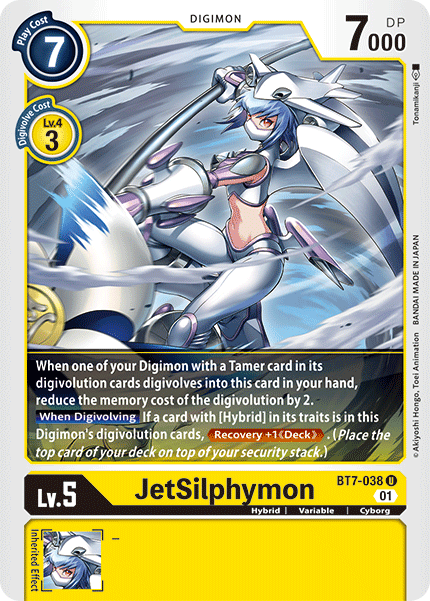 BT7-038UC JetSilphymon - Volution Cards and Collectables