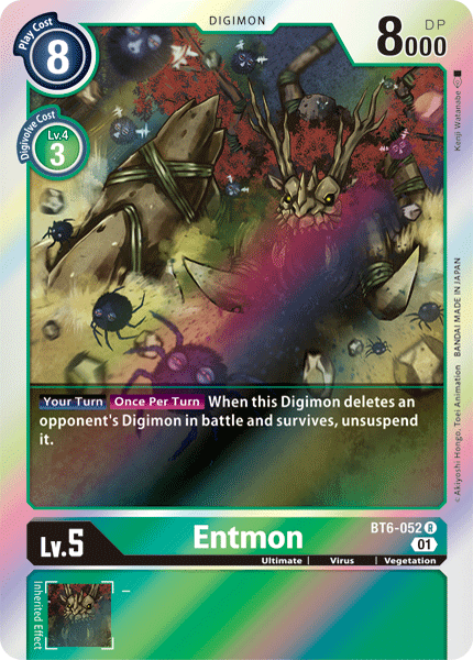 BT6-052R Entmon - Volution Cards and Collectables