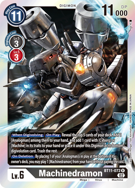 BT11-072R Machinedramon - Volution Cards and Collectables