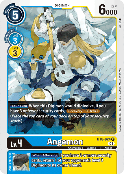 BT8-024C Angemon - Volution Cards and Collectables