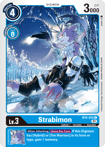 BT6-022C Strabimon - Volution Cards and Collectables