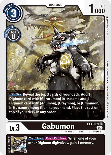 EX4-039C Gabumon