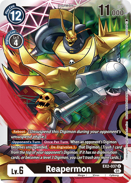 EX2-037UC Reapermon - Volution Cards and Collectables