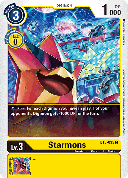 BT5-035C Starmons - Volution Cards and Collectables