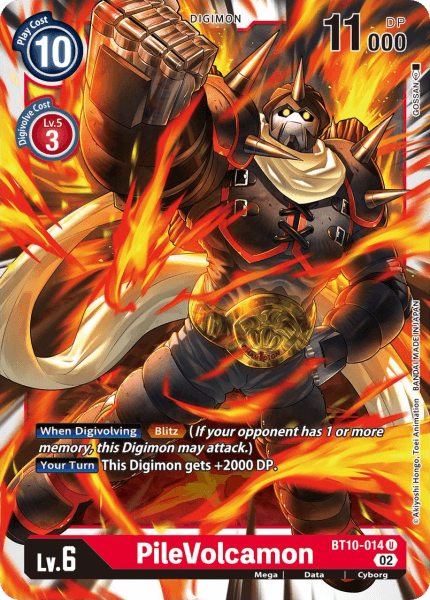 BT10-014UC PileVolcamon - Volution Cards and Collectables