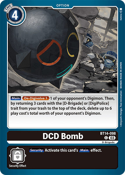 BT14-098C DCD Bomb